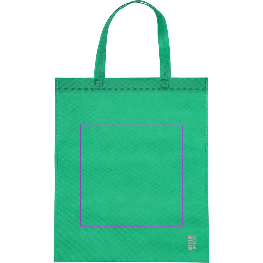 Non woven bag with short handles 80 g/m2 PELAGIA