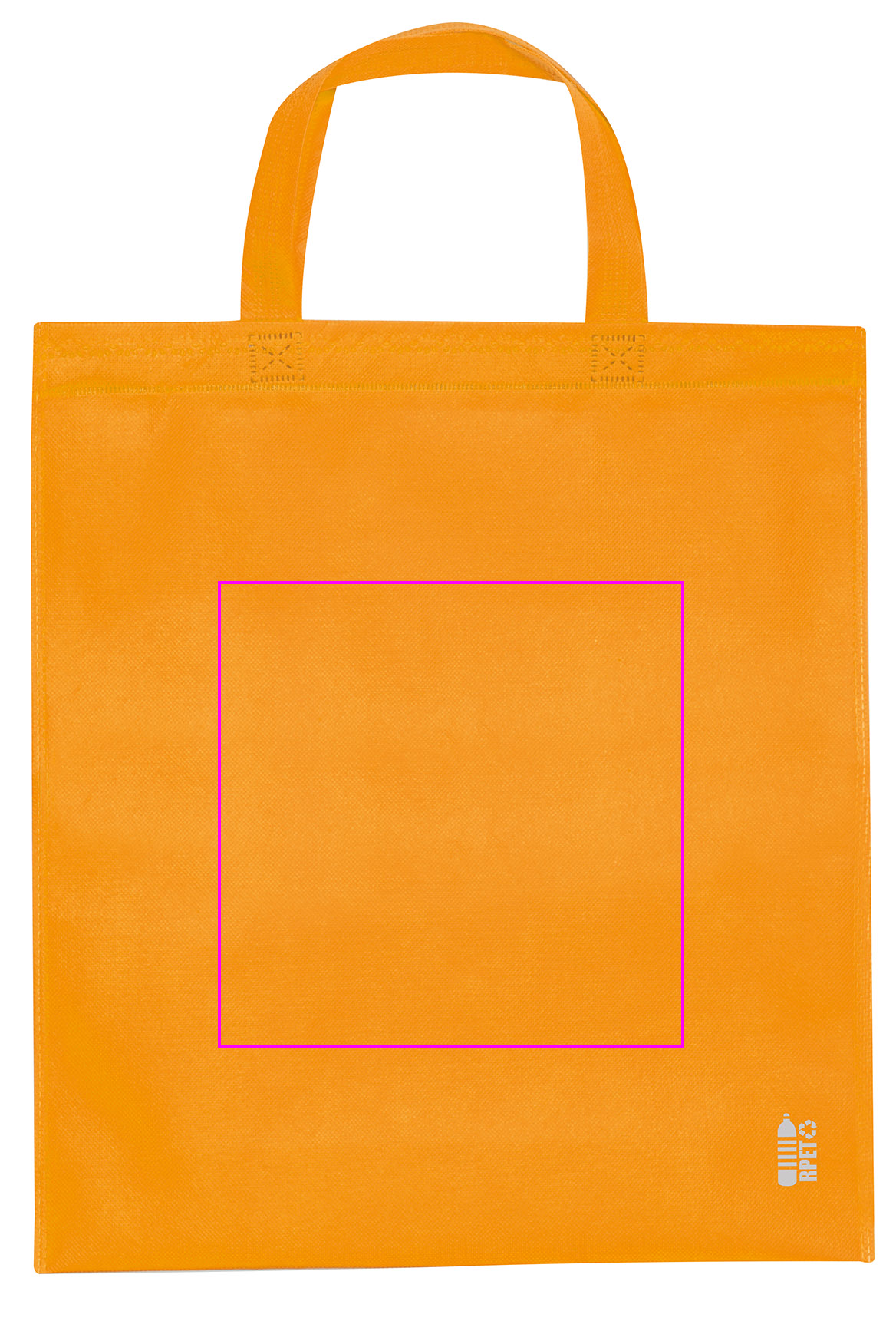 Non woven bag with short handles 80 g/m2 PELAGIA