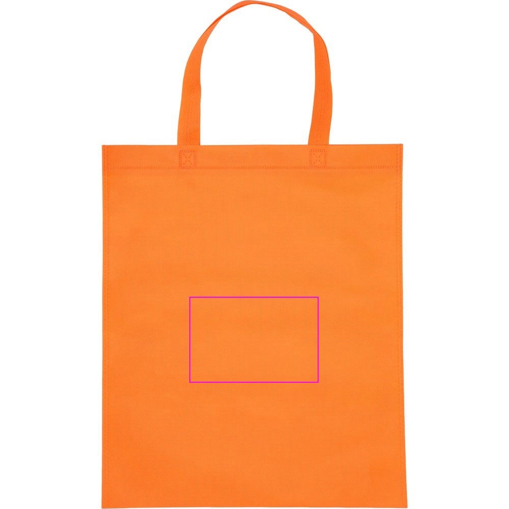Non woven bag with short handles 80 g/m2 PELAGIA