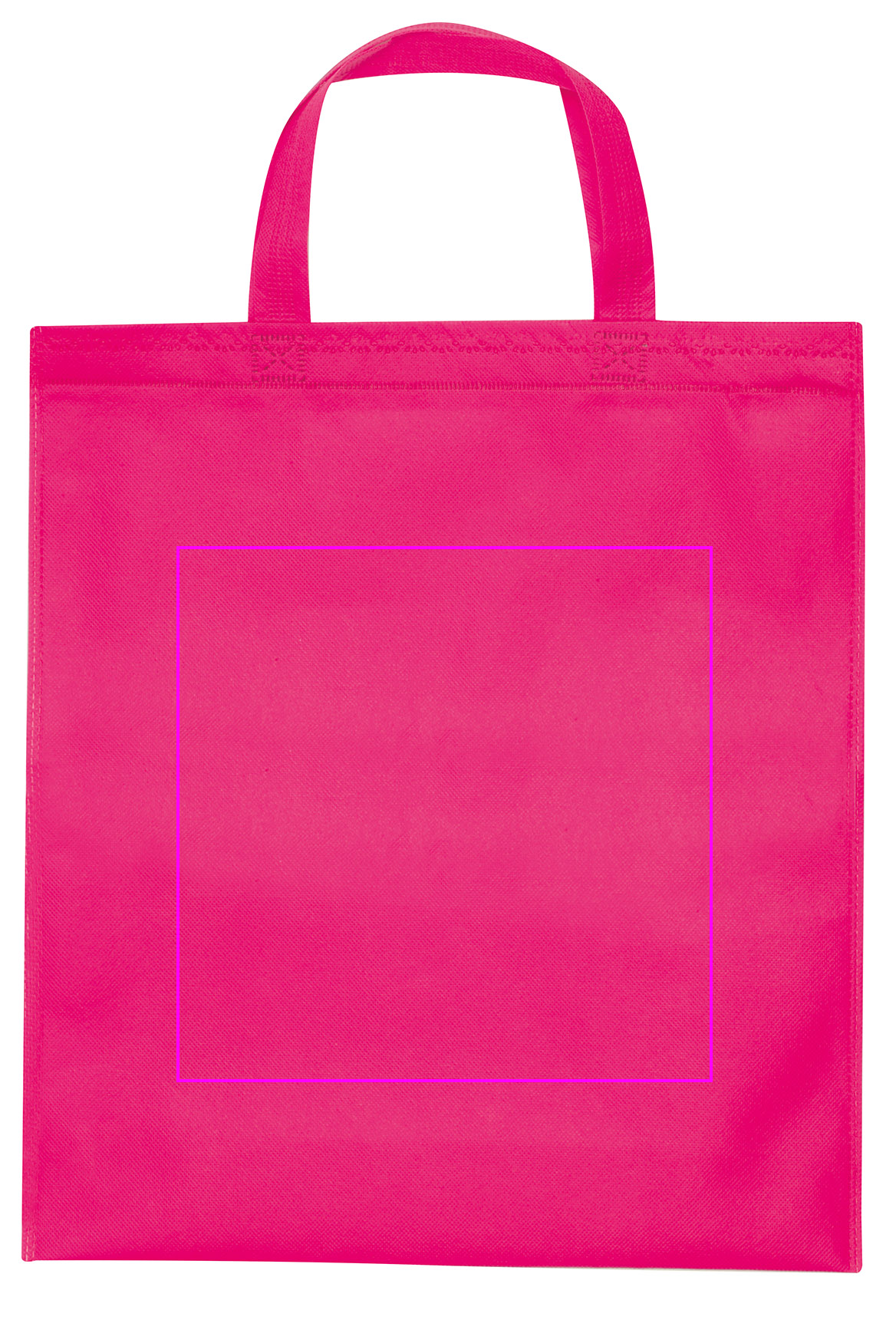 Non woven bag with short handles 80 g/m2 PELAGIA