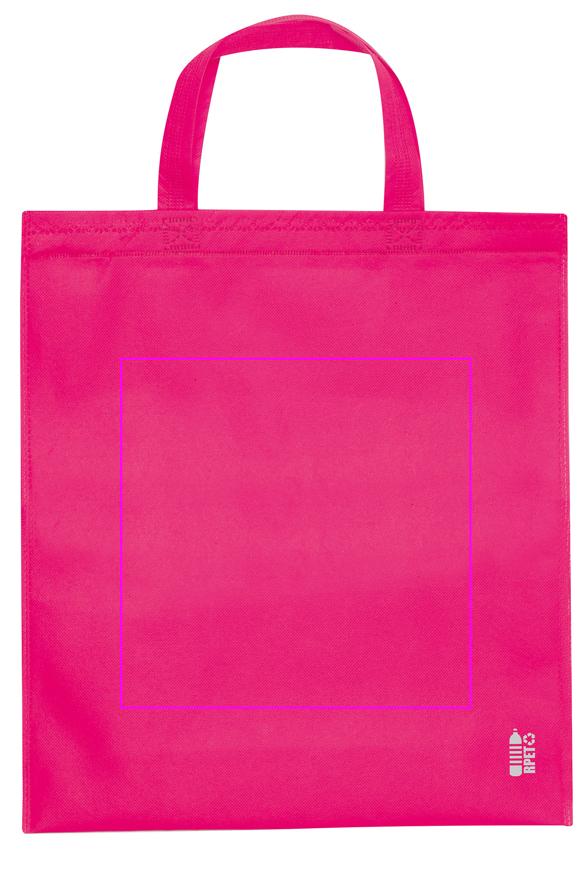 Non woven bag with short handles 80 g/m2 PELAGIA