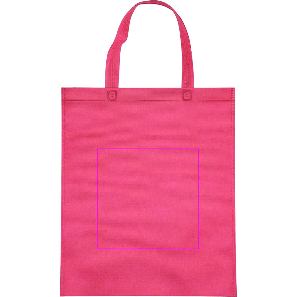 Non woven bag with short handles 80 g/m2 PELAGIA
