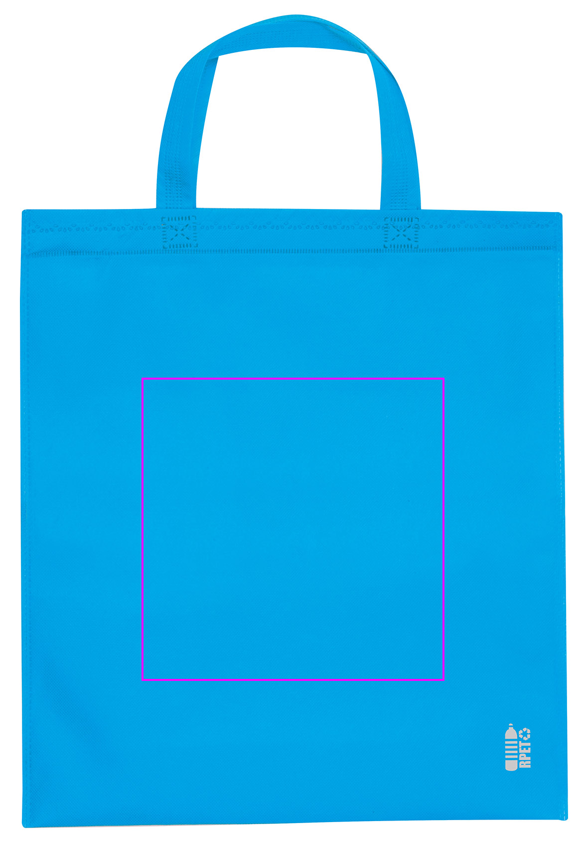 Non woven bag with short handles 80 g/m2 PELAGIA