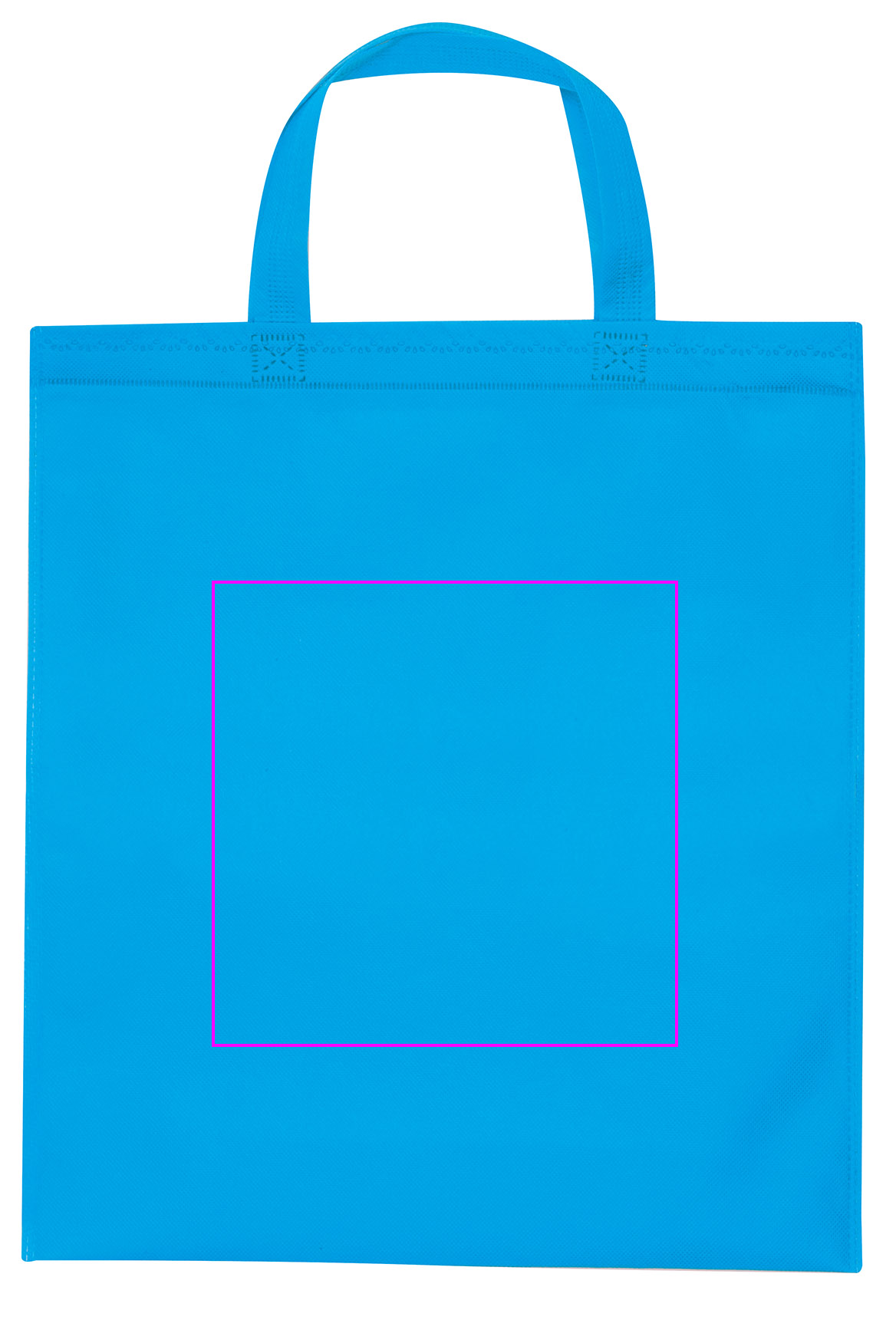 Non woven bag with short handles 80 g/m2 PELAGIA