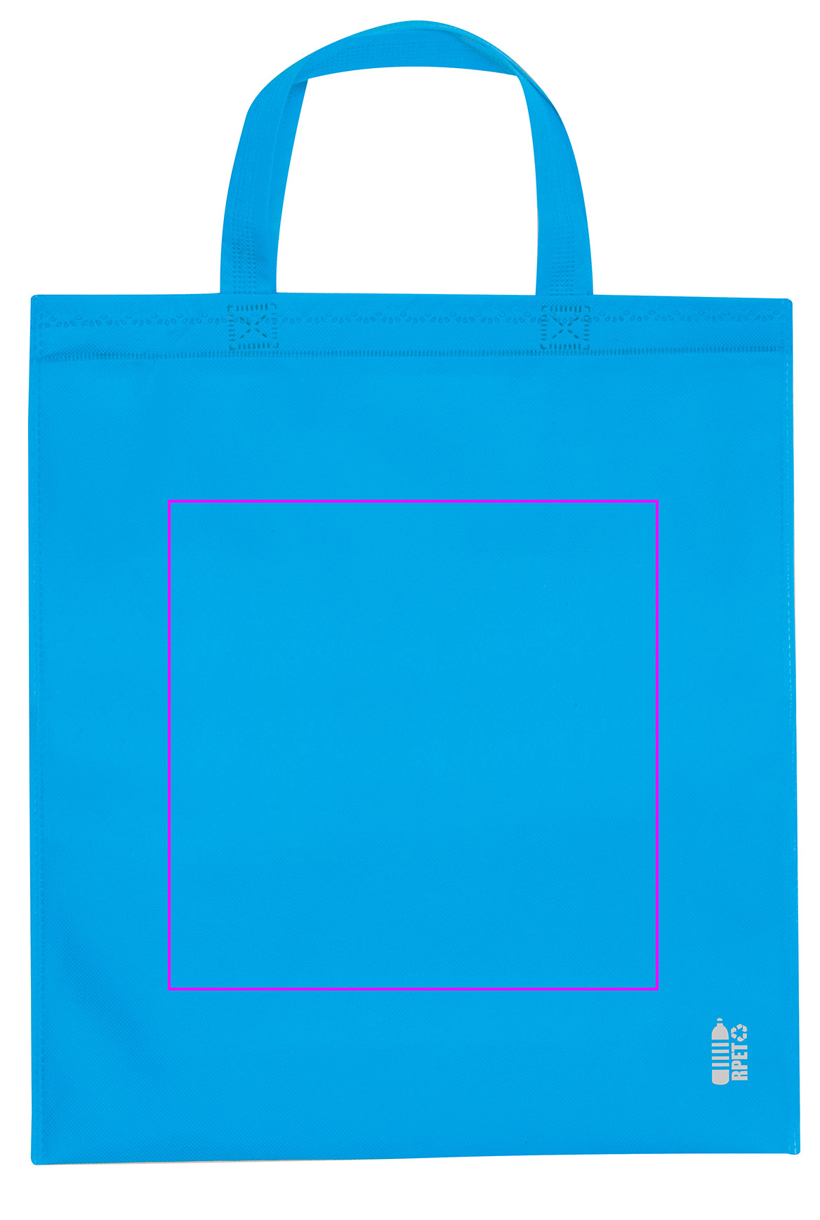Non woven bag with short handles 80 g/m2 PELAGIA
