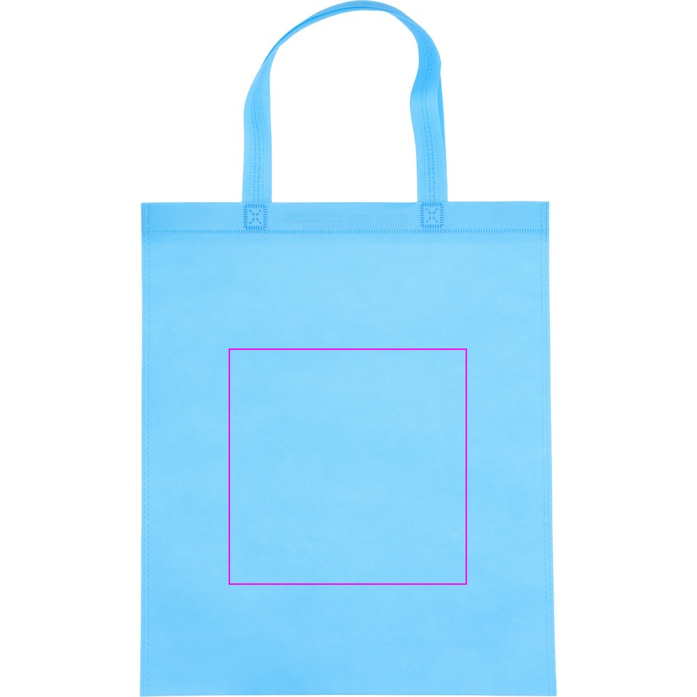 Non woven bag with short handles 80 g/m2 PELAGIA