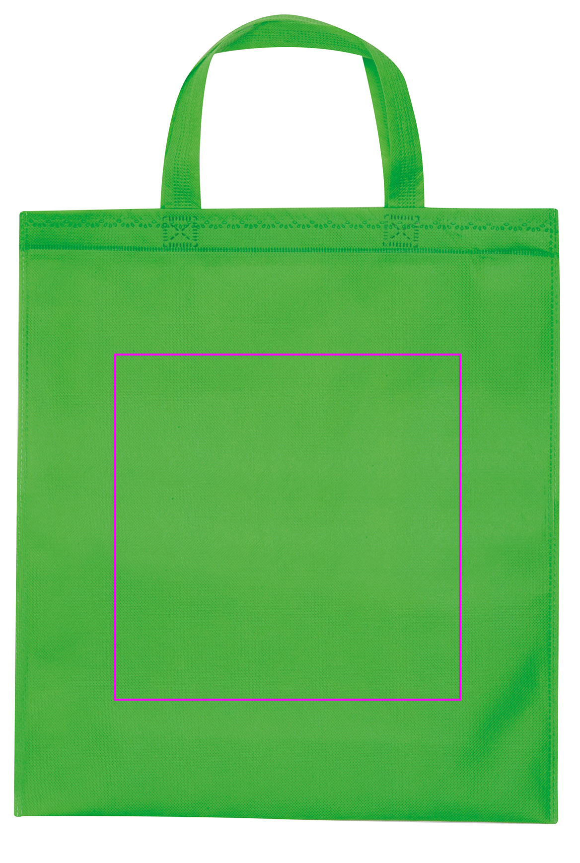 Non woven bag with short handles 80 g/m2 PELAGIA