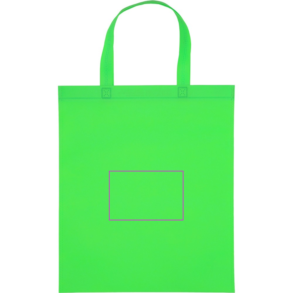 Non woven bag with short handles 80 g/m2 PELAGIA
