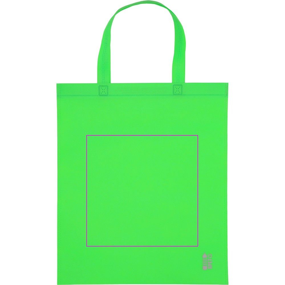 Non woven bag with short handles 80 g/m2 PELAGIA