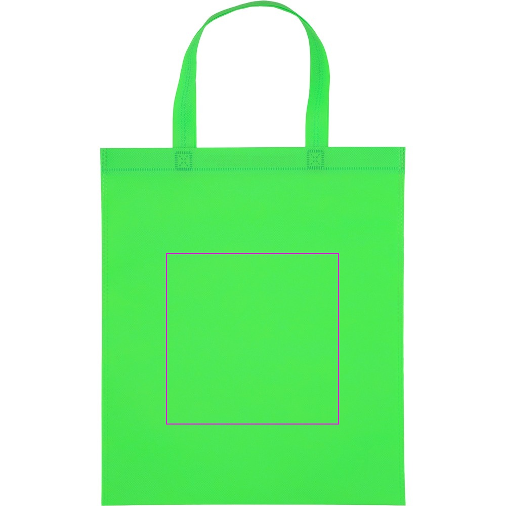Non woven bag with short handles 80 g/m2 PELAGIA