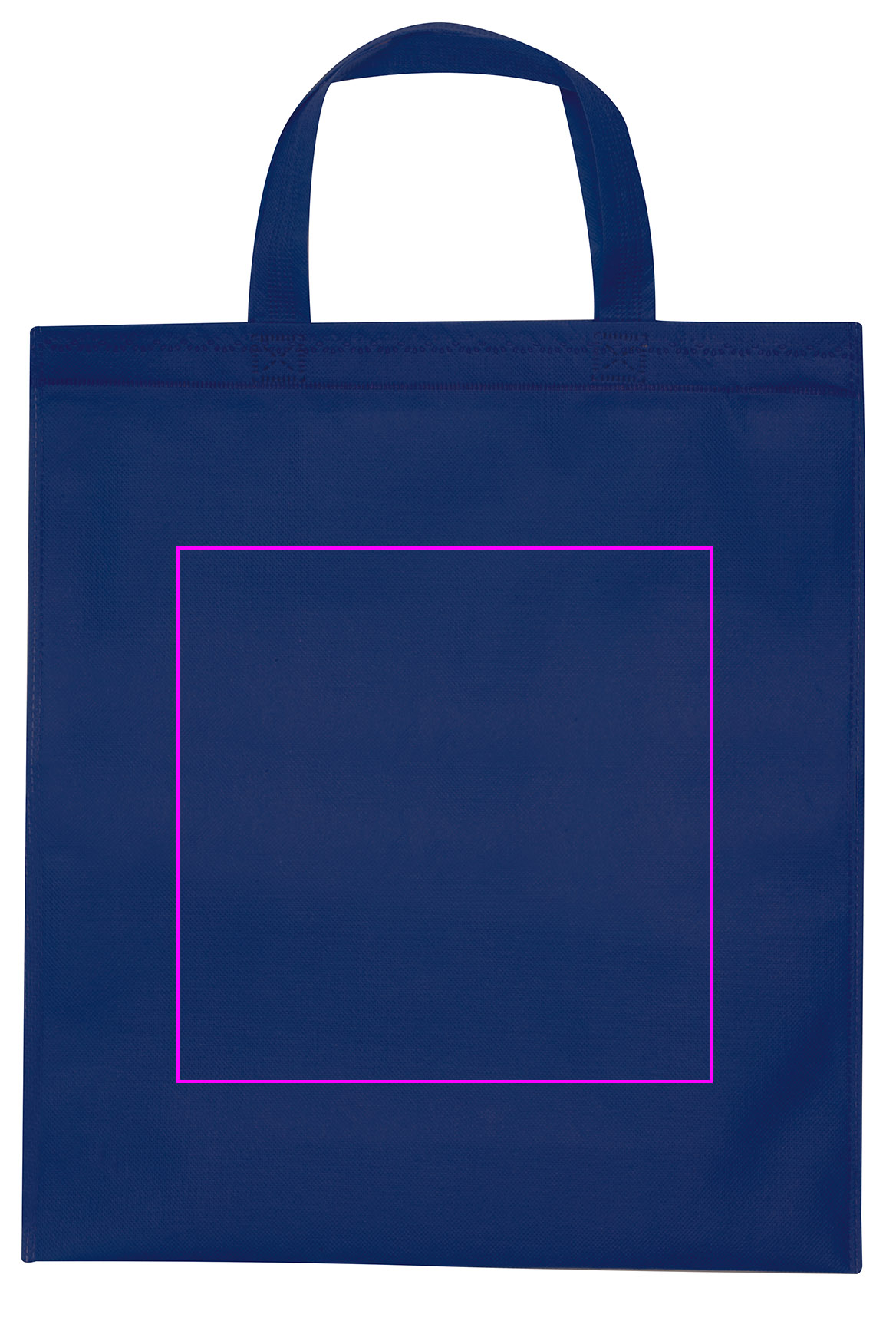 Non woven bag with short handles 80 g/m2 PELAGIA
