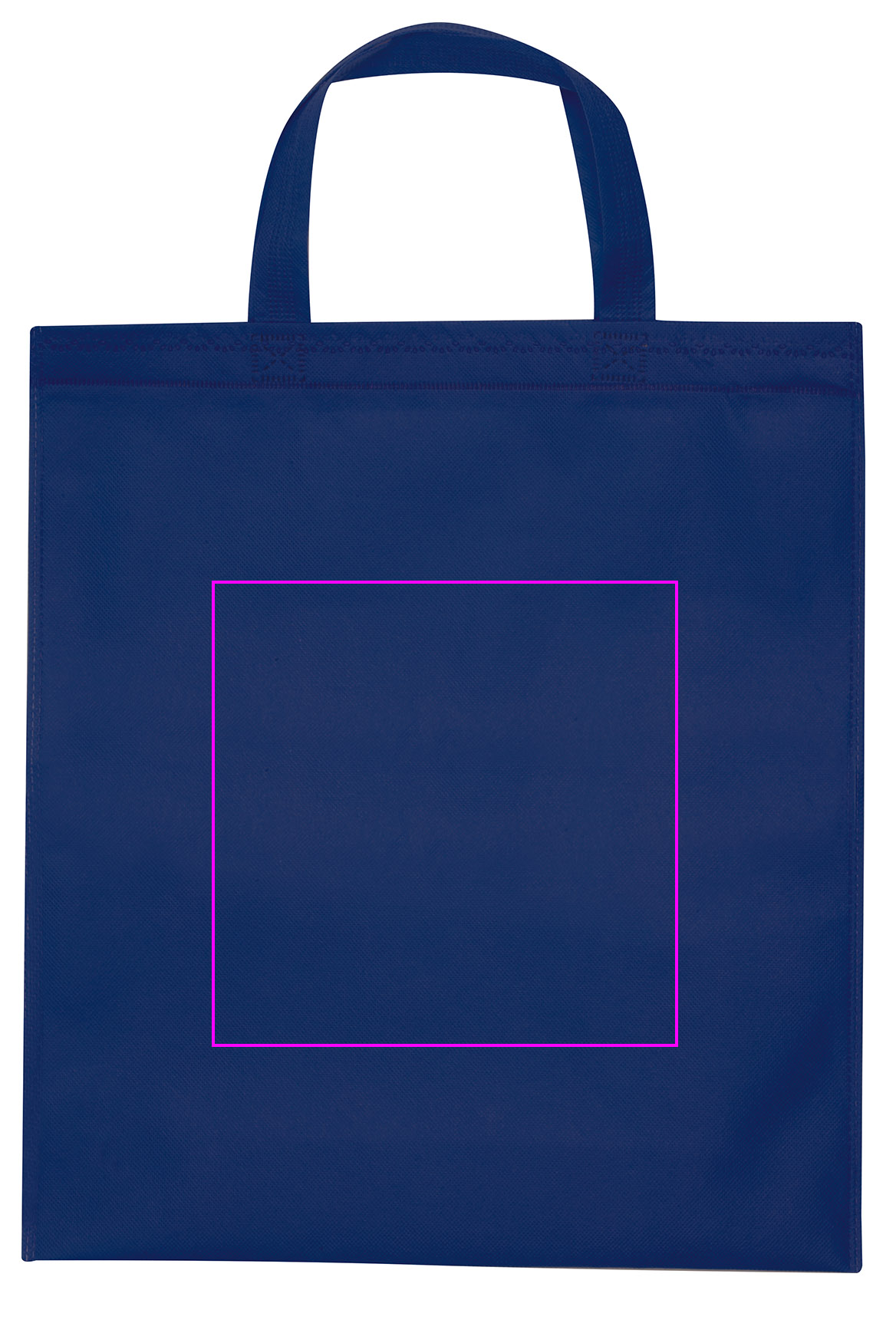 Non woven bag with short handles 80 g/m2 PELAGIA