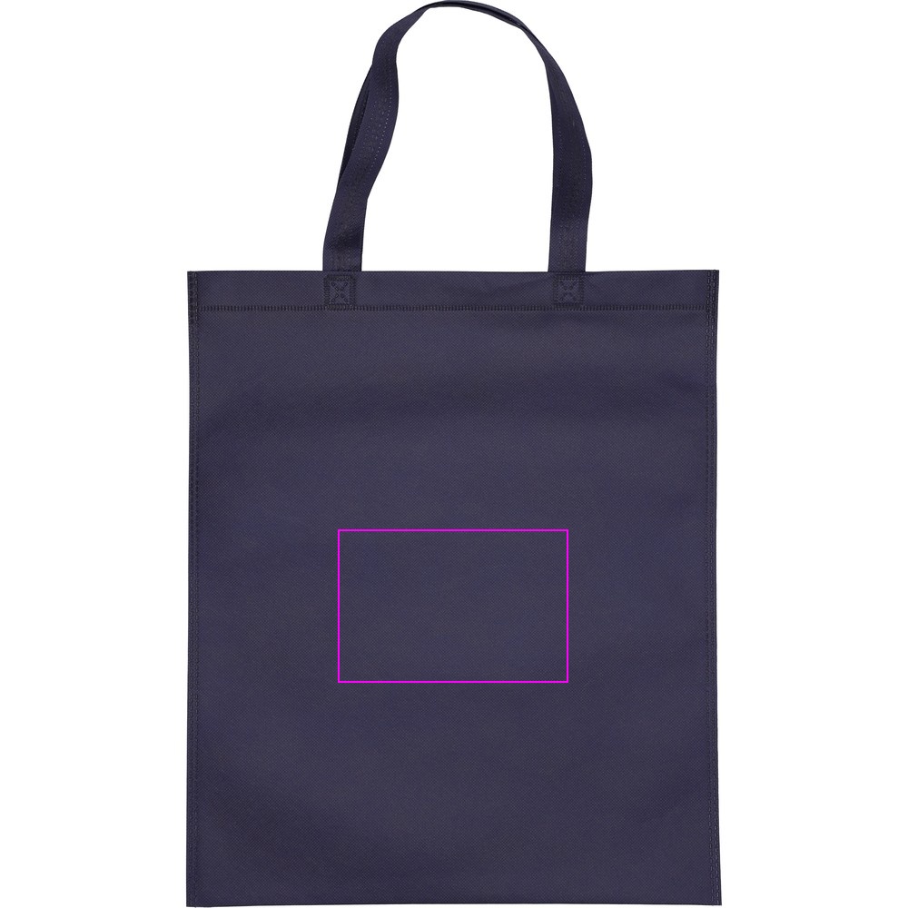 Non woven bag with short handles 80 g/m2 PELAGIA