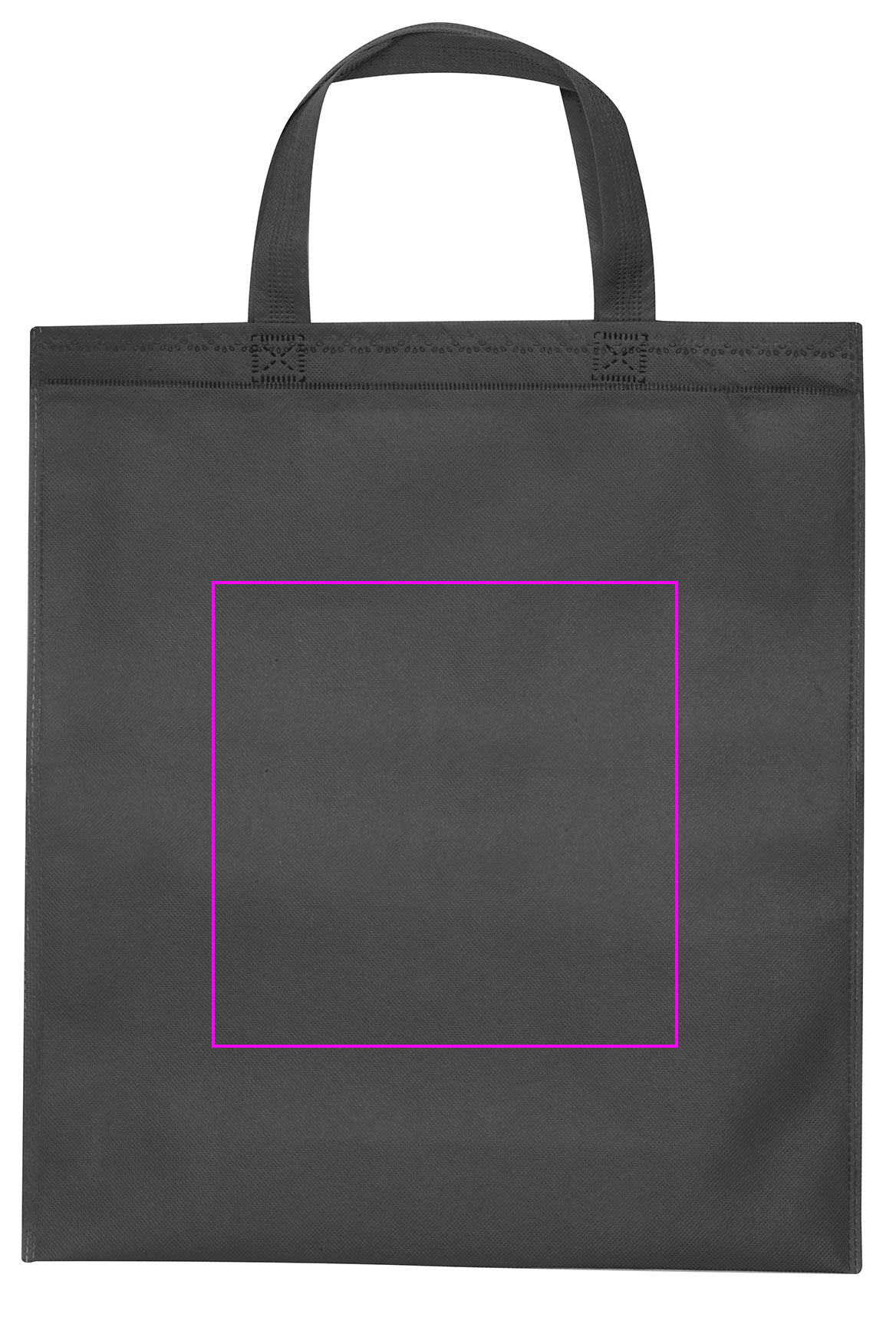 Non woven bag with short handles 80 g/m2 PELAGIA