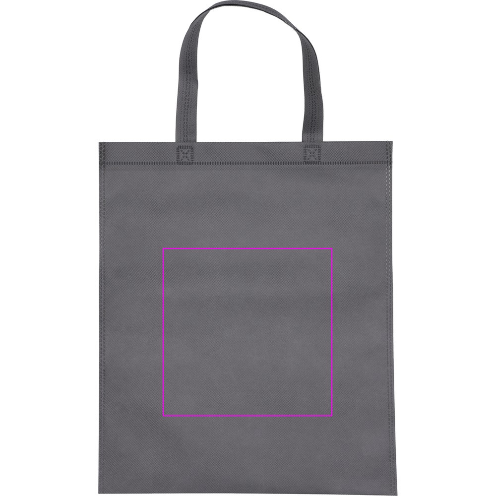 Non woven bag with short handles 80 g/m2 PELAGIA