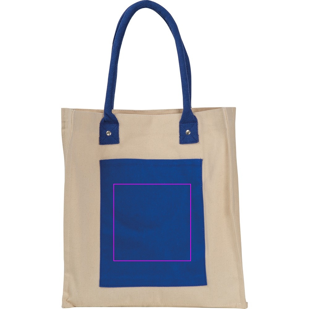 Canvas bag with long handles 320 g/m2 RODOLFO