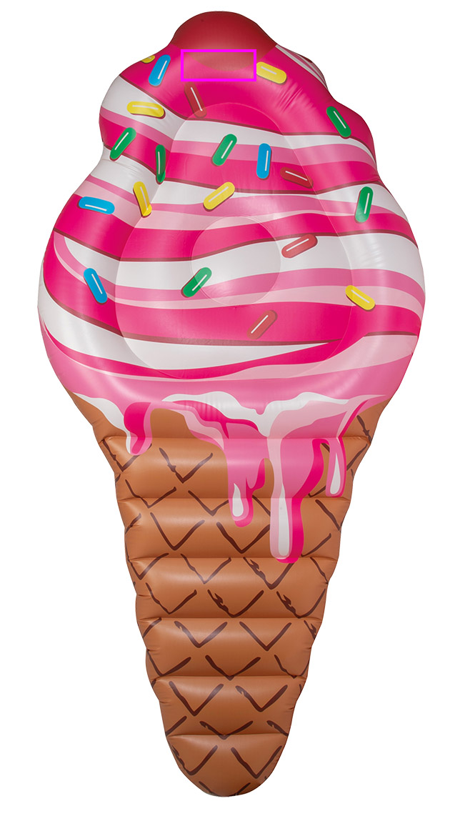 Inflatable mattress - ice cream HORST