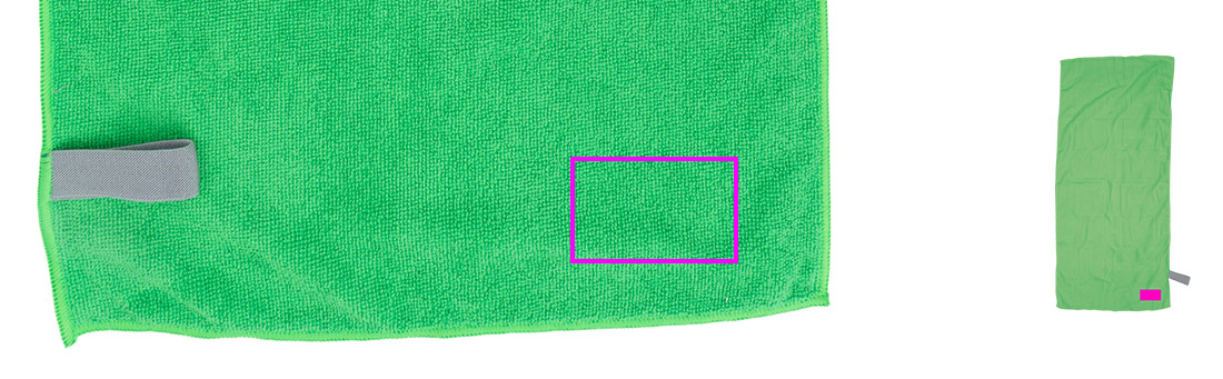 Small microfiber towel 160 g/m² HUGH