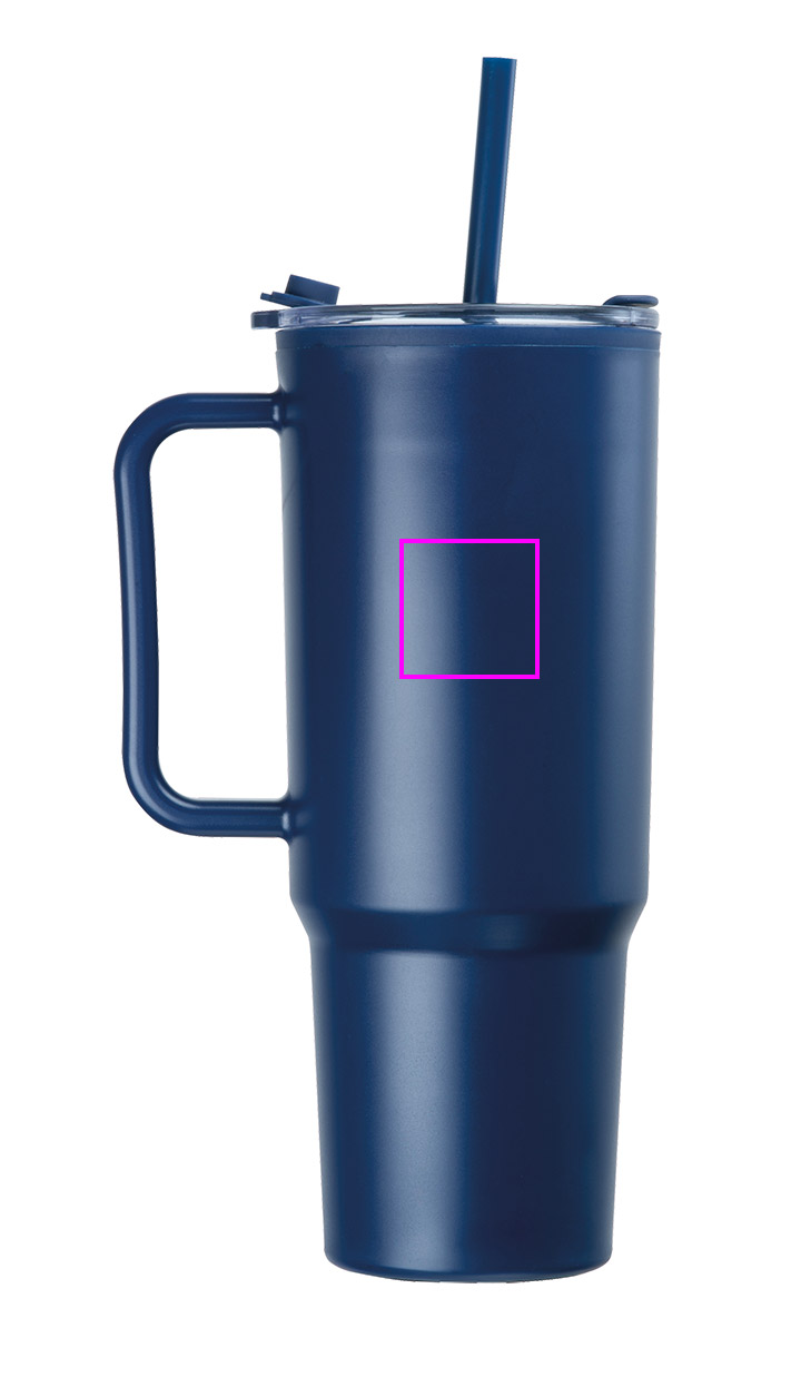 XXL mug with straw 1200 ml TEODORA
