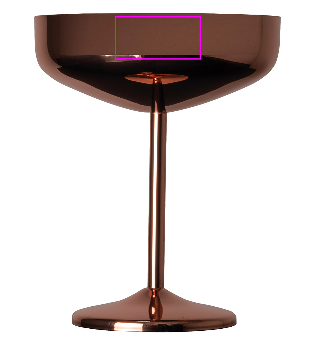 Steel Martini glass 300 ml CrisMa EUGENIA