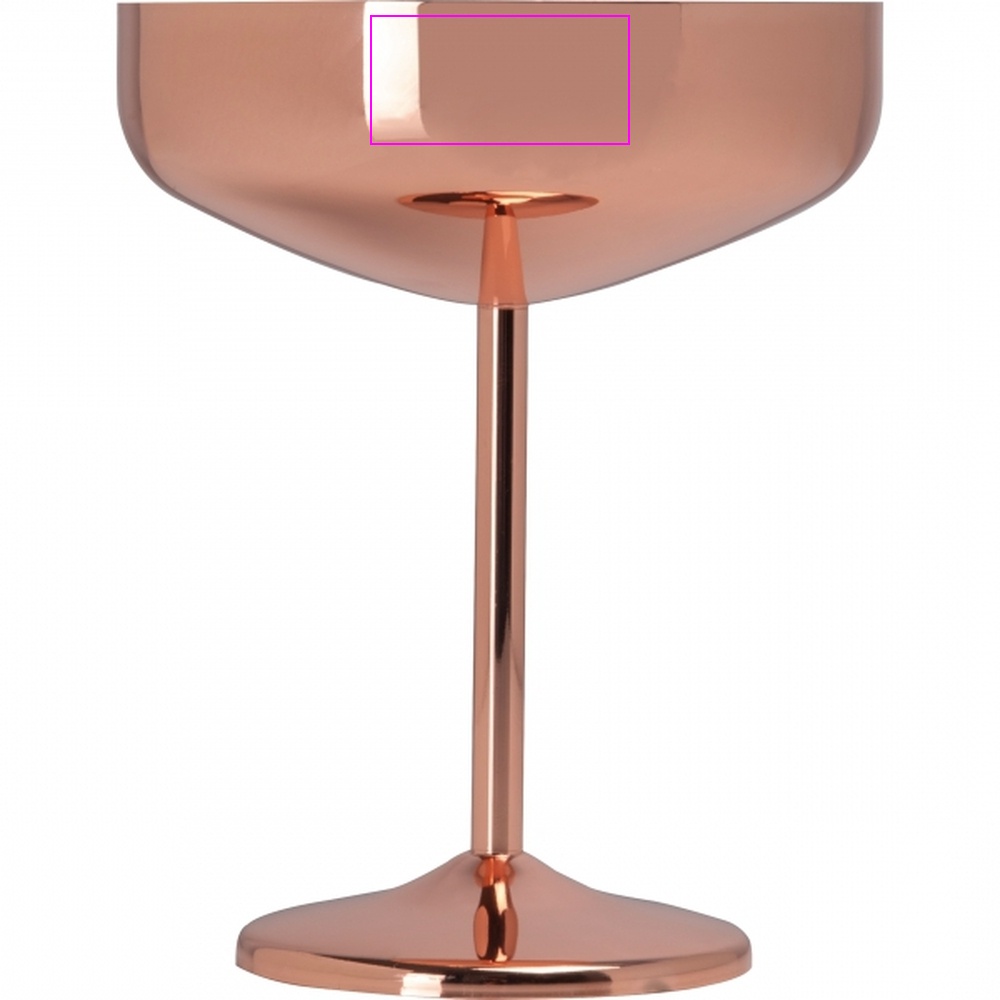 Steel Martini glass 300 ml CrisMa EUGENIA