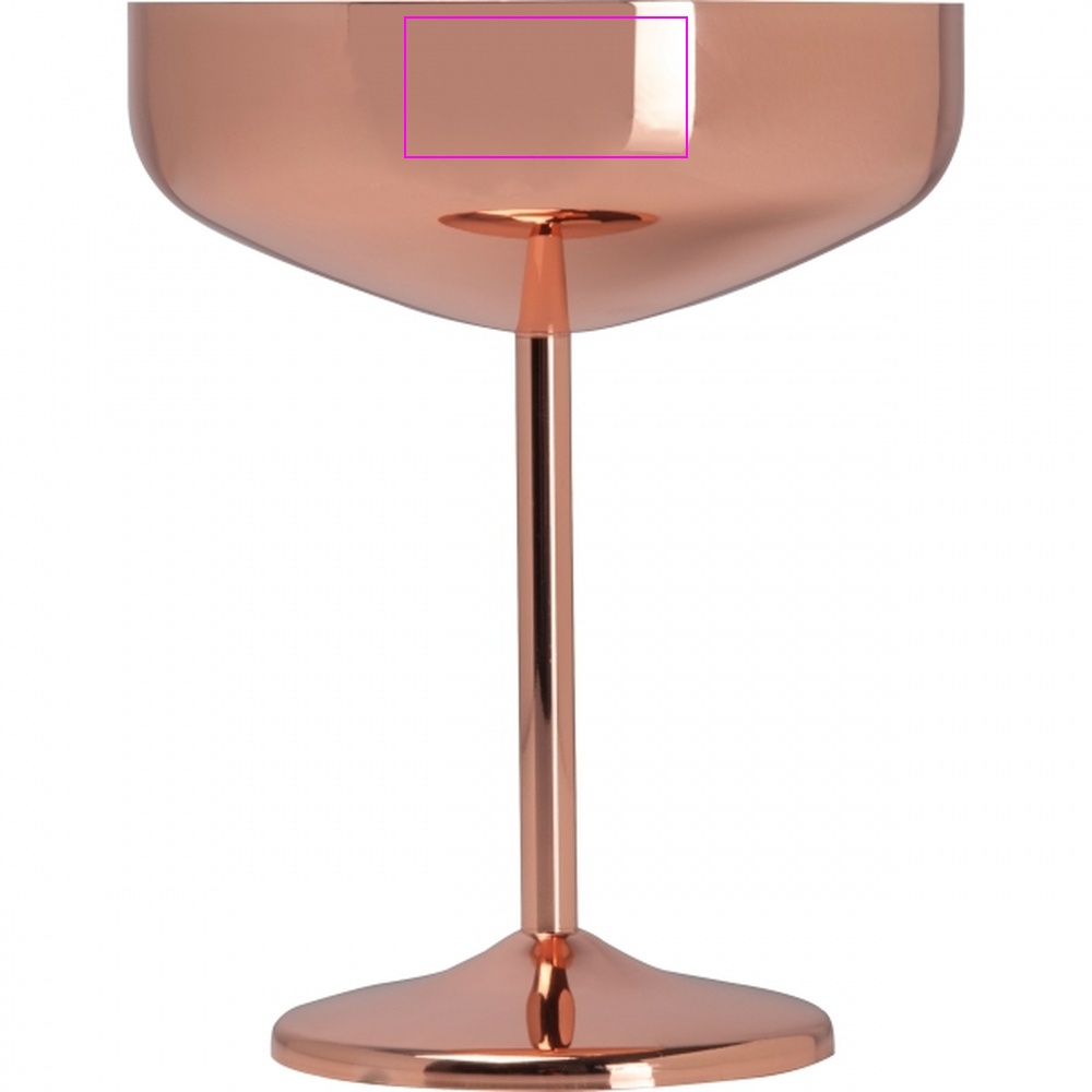 Steel Martini glass 300 ml CrisMa EUGENIA
