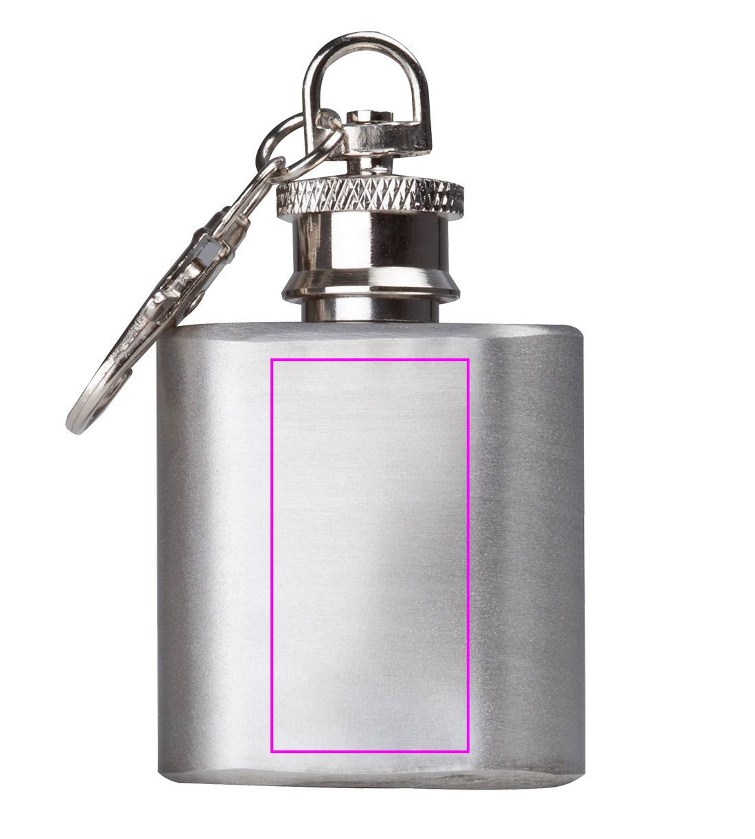 Mini hip flask keychain 30 ml SARAH