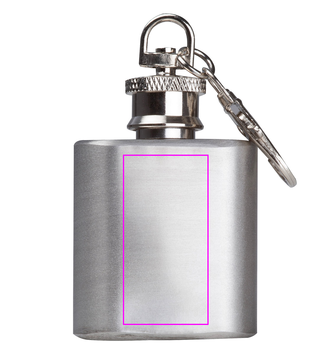 Mini hip flask keychain 30 ml SARAH