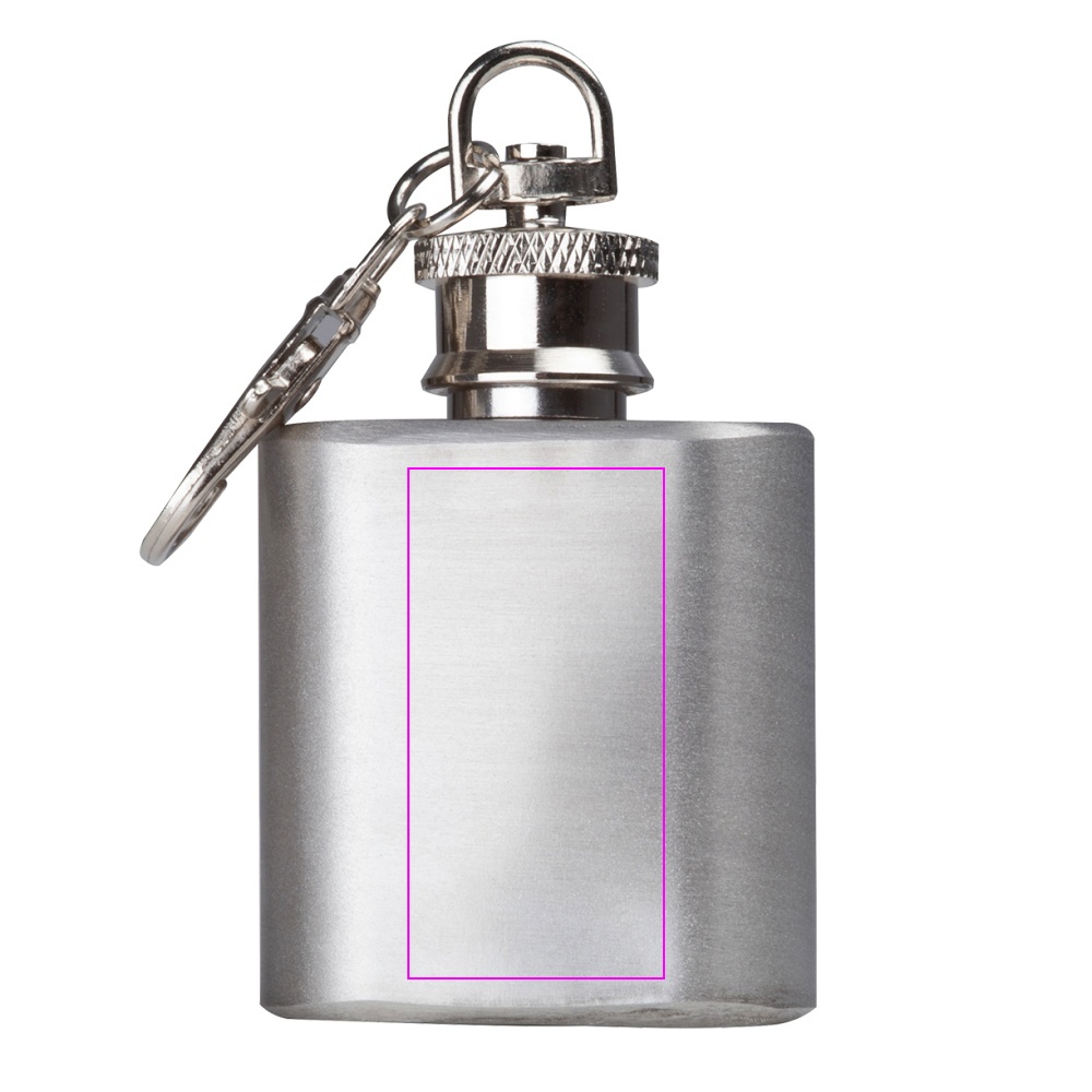 Mini hip flask keychain 30 ml SARAH