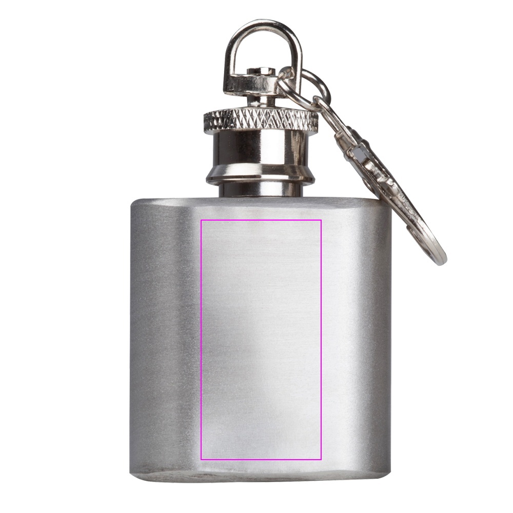 Mini hip flask keychain 30 ml SARAH