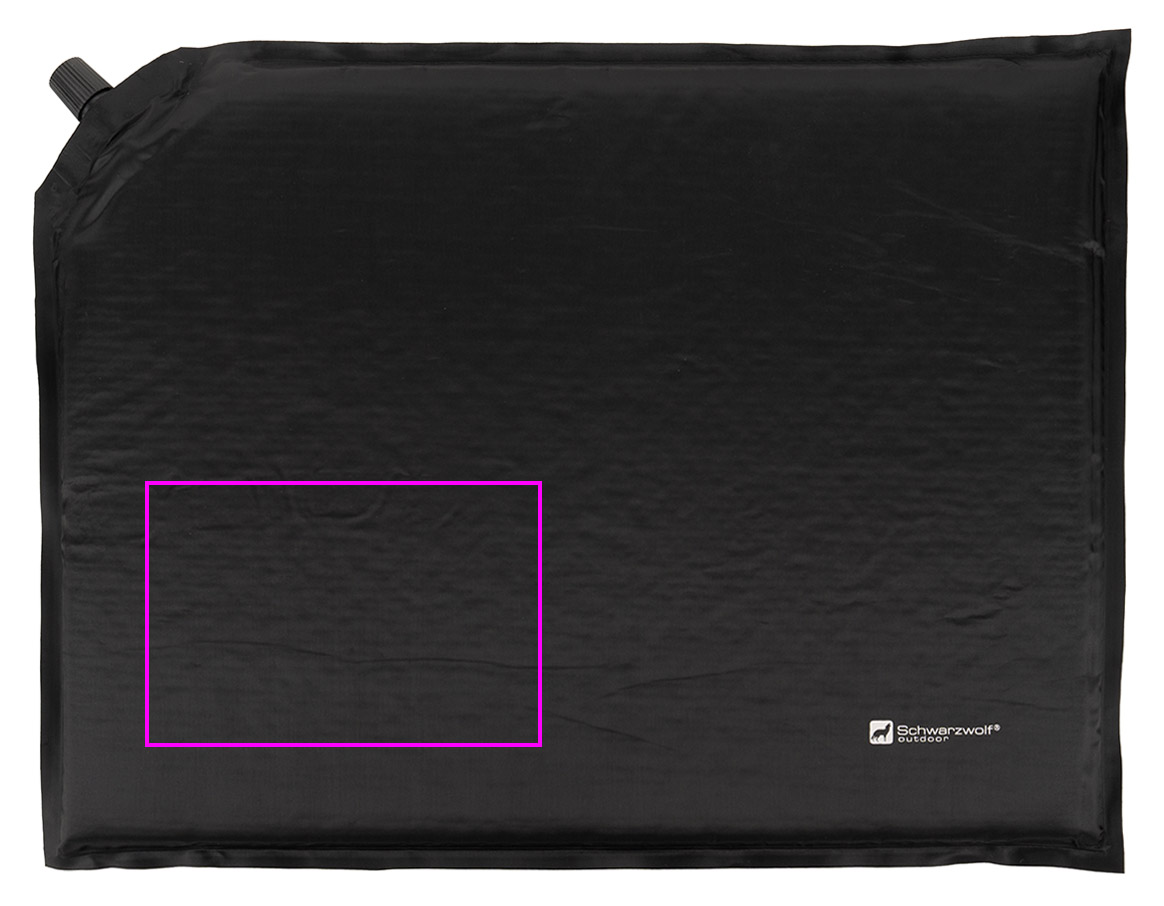 Inflatable cushion ANTERO Schwarzwolf