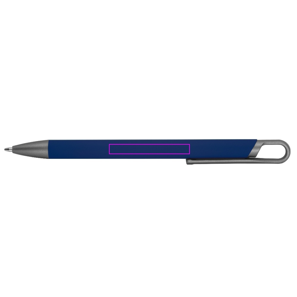 Semi-gel pen made of recycled aluminum KAROLINE