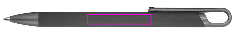 Semi-gel pen made of recycled aluminum KAROLINE