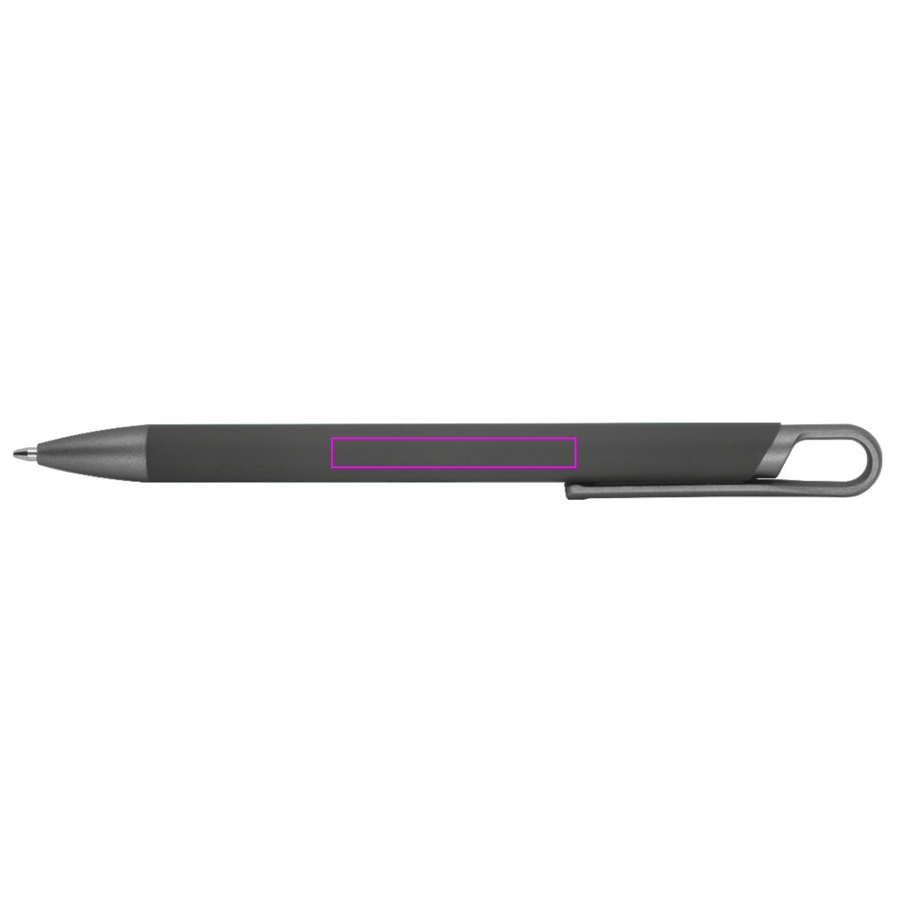 Semi-gel pen made of recycled aluminum KAROLINE