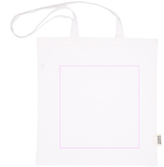 Cotton bag with long handles 180g/m2 made of recycled materials GLEN