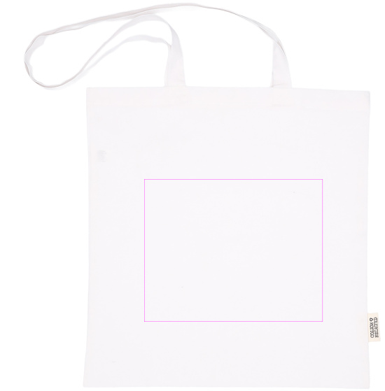 Cotton bag with long handles 180g/m2 made of recycled materials GLEN