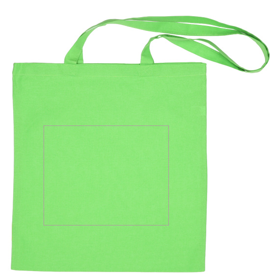 Cotton bag with long handles 180g/m2 made of recycled materials GLEN