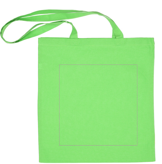 Cotton bag with long handles 180g/m2 made of recycled materials GLEN