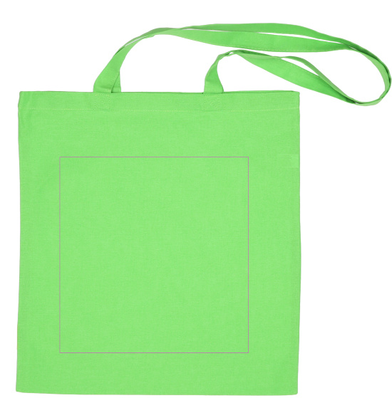 Cotton bag with long handles 180g/m2 made of recycled materials GLEN