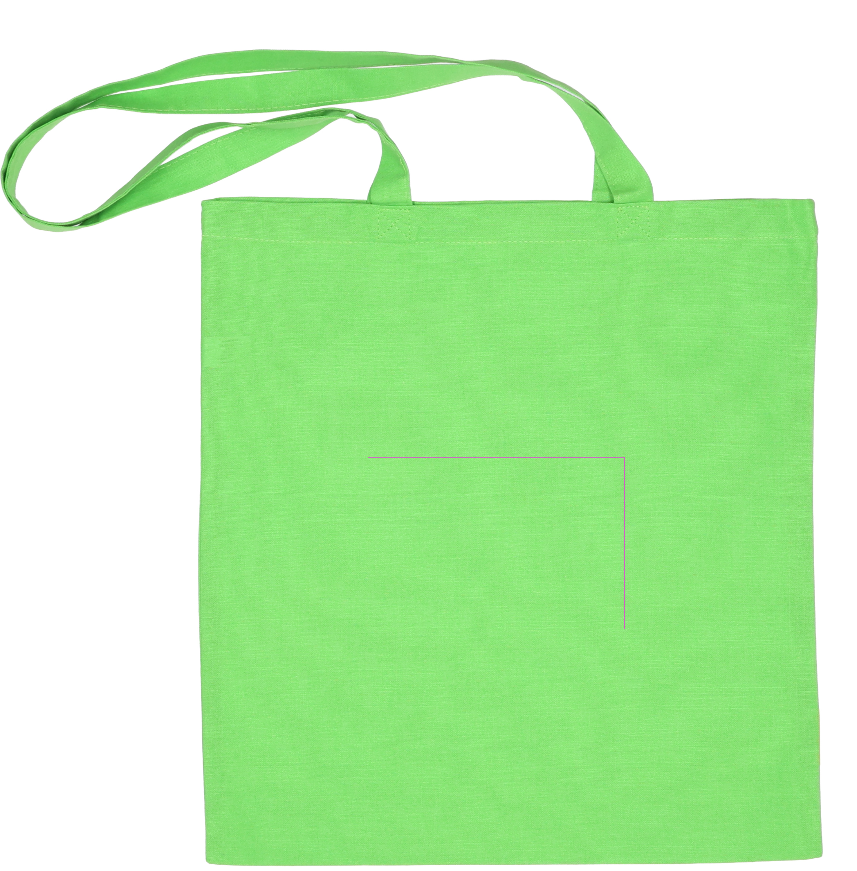 Cotton bag with long handles 180g/m2 made of recycled materials GLEN