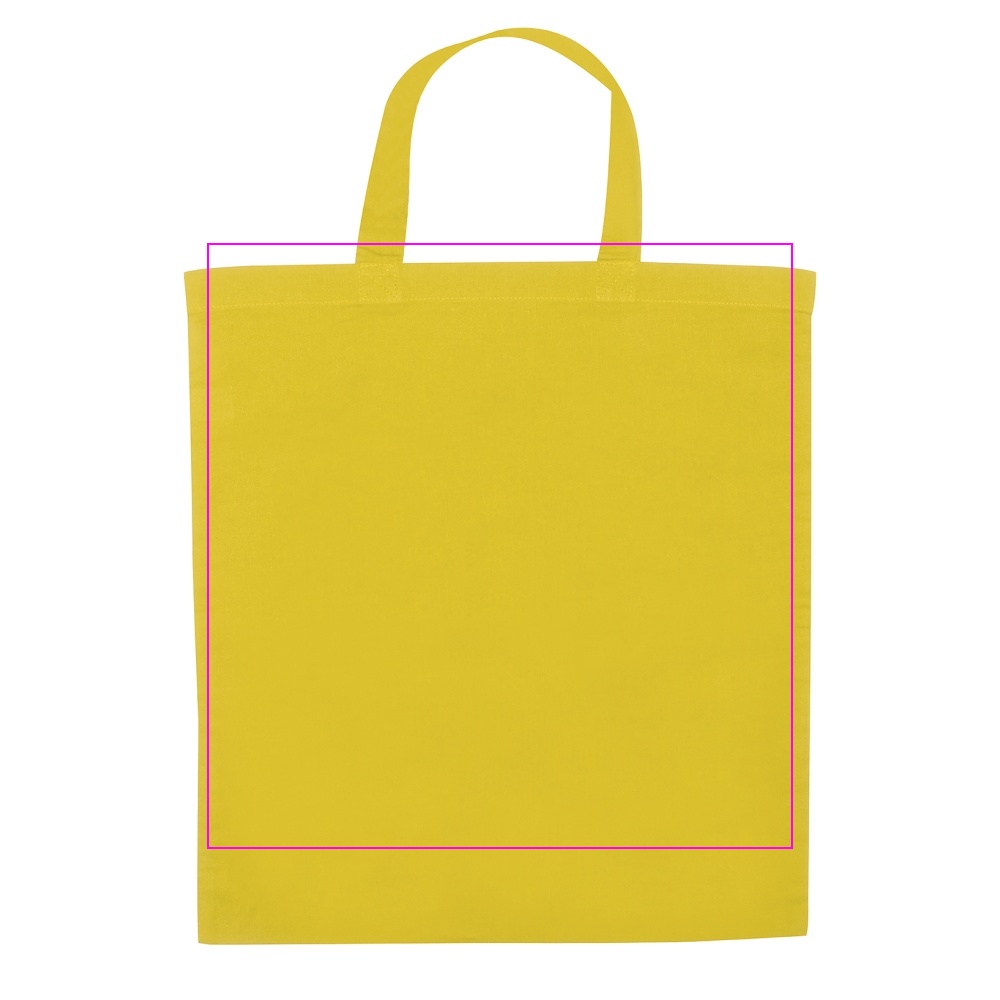Cotton bag with short handle 140 g/m² MARSHALL