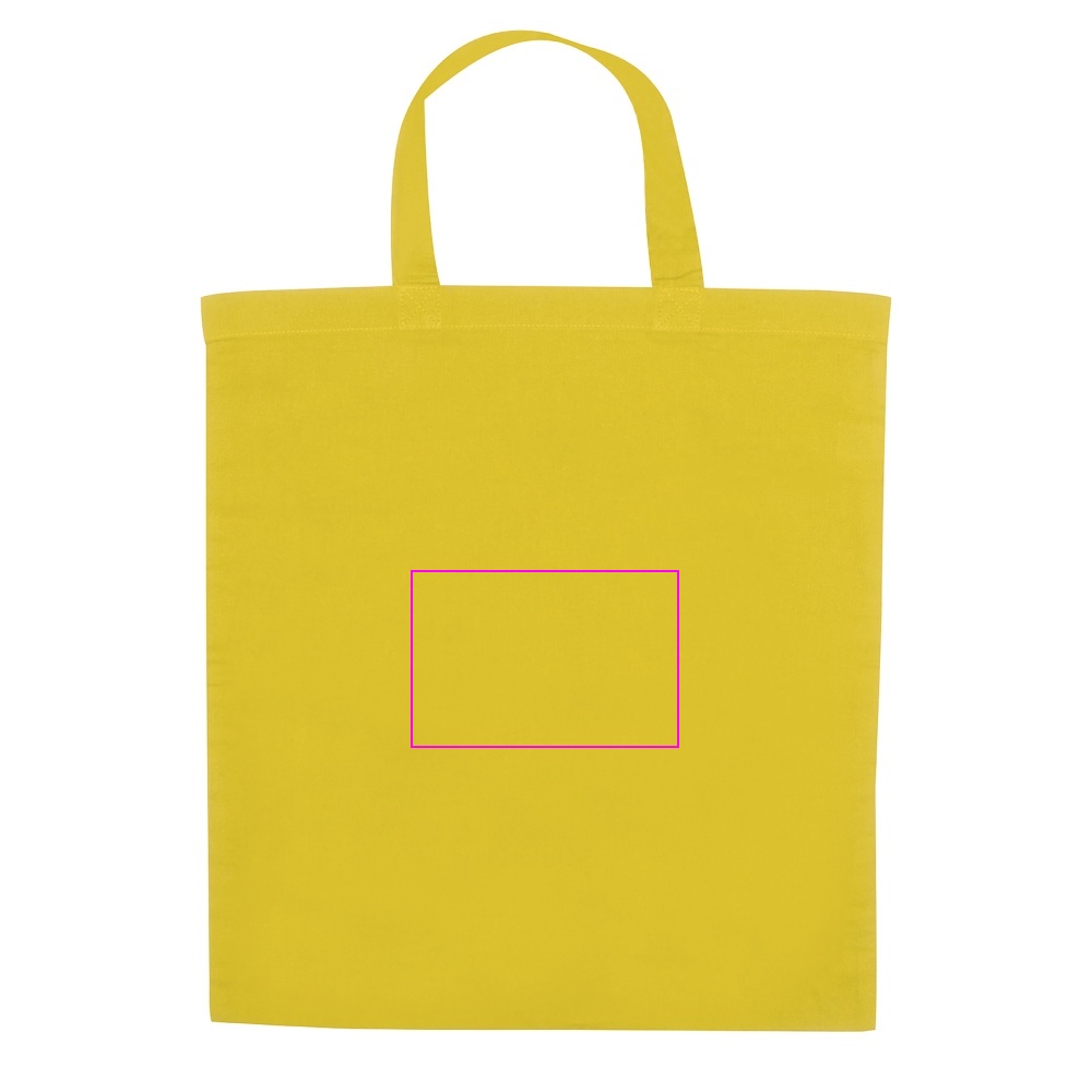 Cotton bag with short handle 140 g/m² MARSHALL
