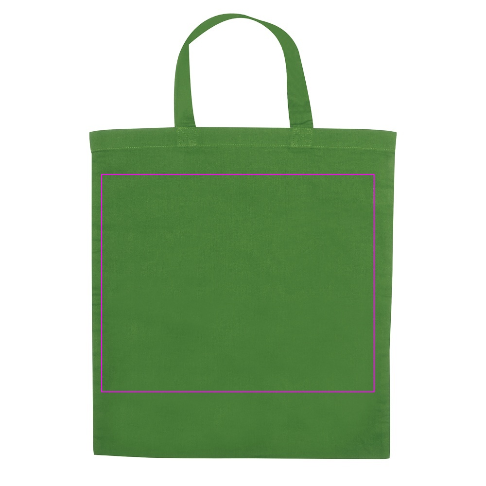 Cotton bag with short handle 140 g/m² MARSHALL