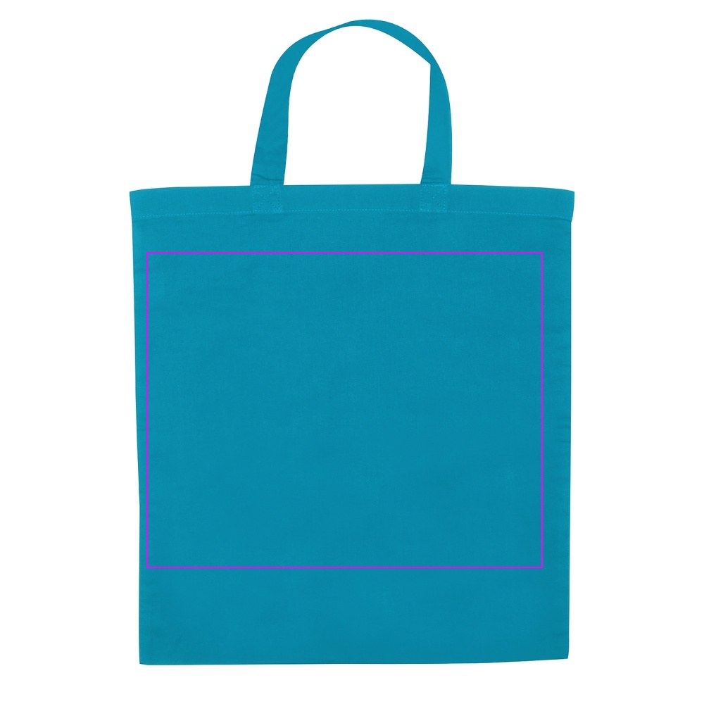 Cotton bag with short handle 140 g/m² MARSHALL