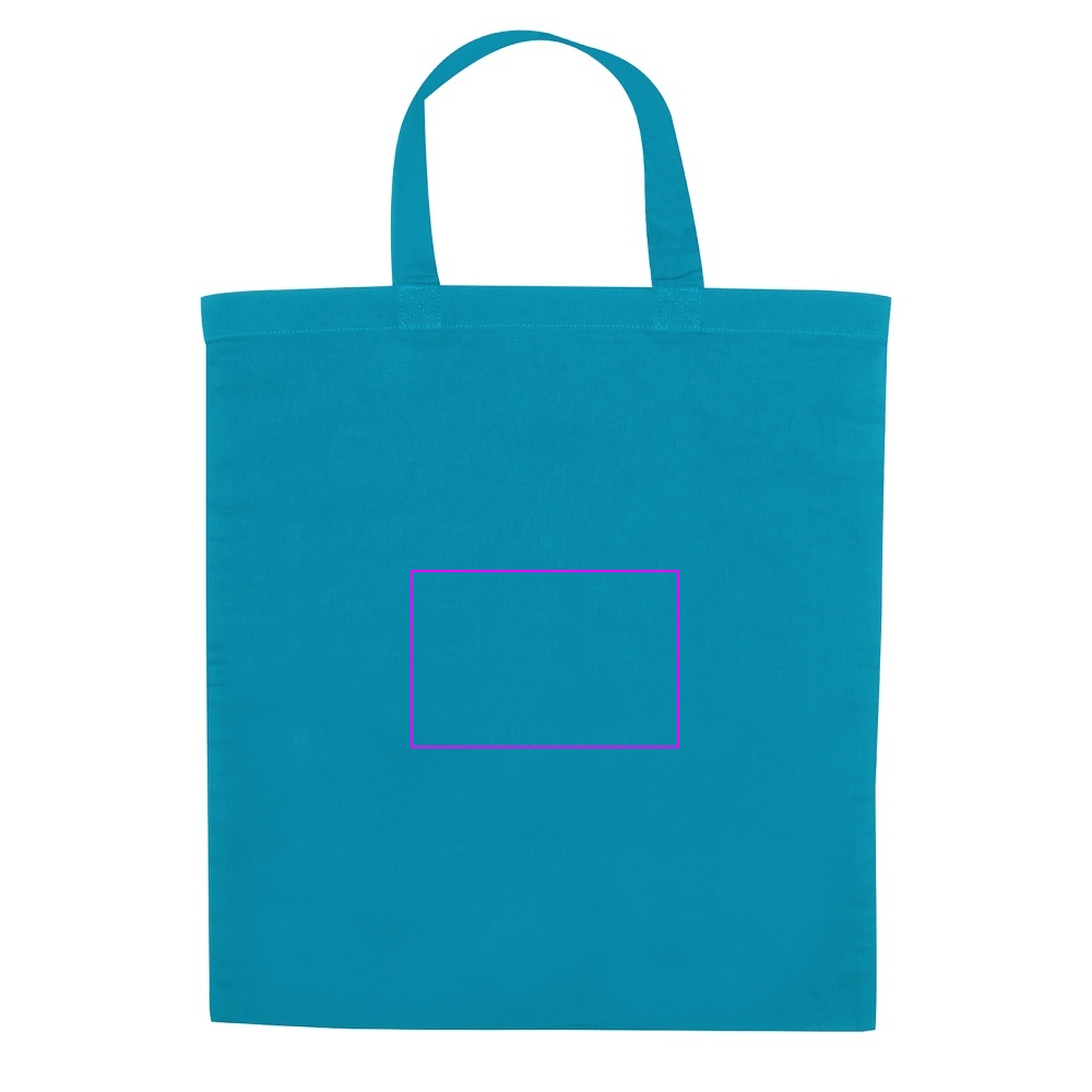 Cotton bag with short handle 140 g/m² MARSHALL
