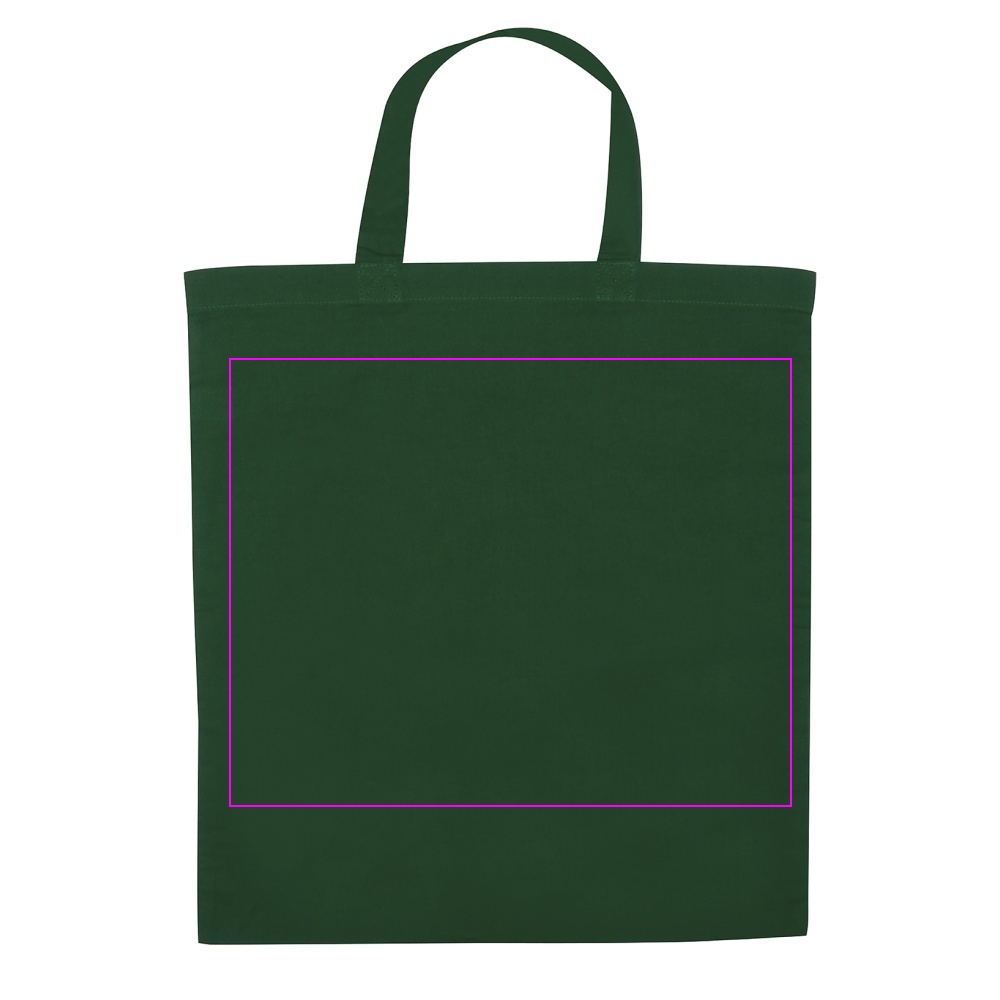 Cotton bag with short handle 140 g/m² MARSHALL
