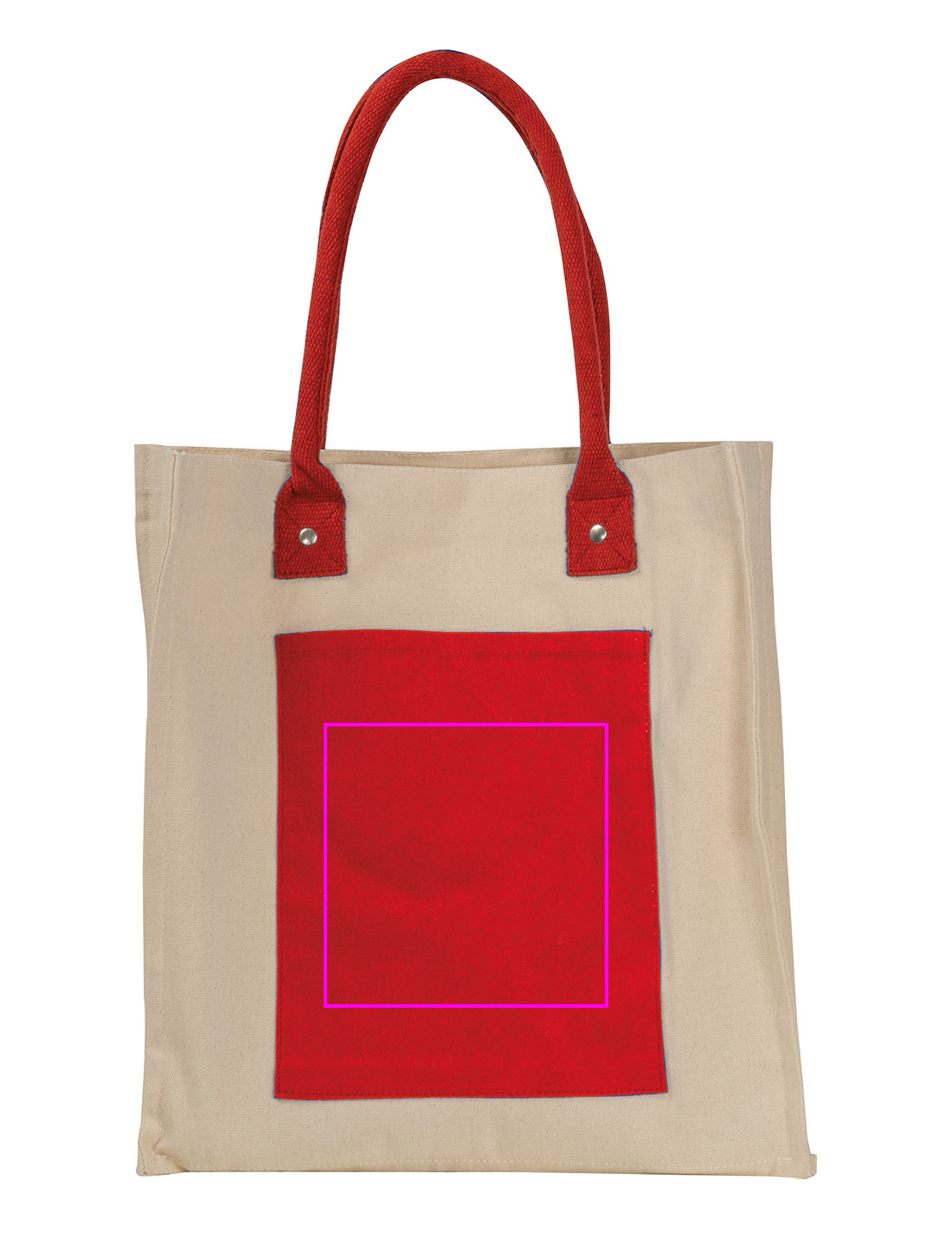 Canvas bag with long handles 320 g/m2 RODOLFO