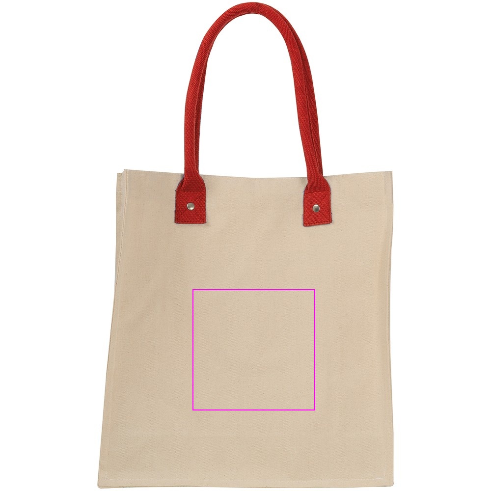 Canvas bag with long handles 320 g/m2 RODOLFO