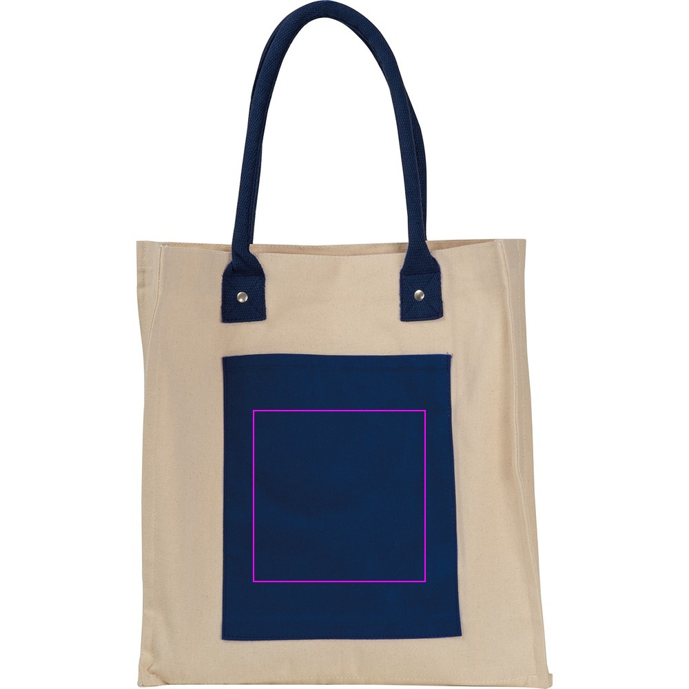 Canvas bag with long handles 320 g/m2 RODOLFO