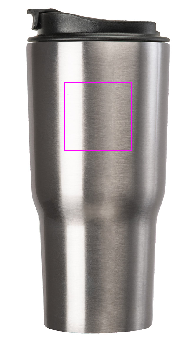 Thermal mug 550 ml made of recycled steel DANA